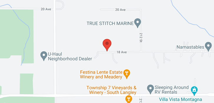 map of 21045 18 AVENUE